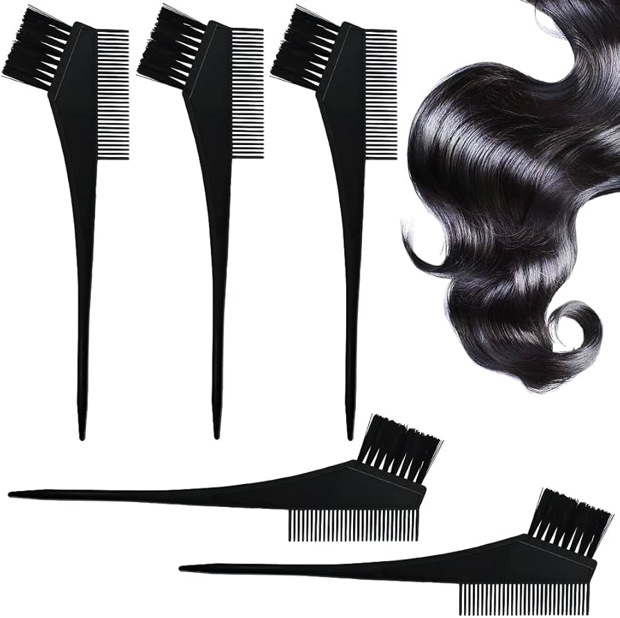 Amazon.co.jp: ヘアダイブラシ 5個セット 髪染めブラシ 髪染め コーム