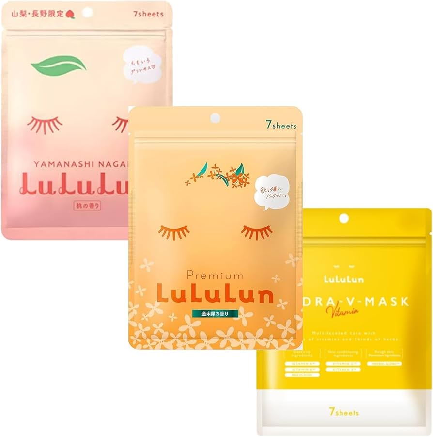 Amazon.co.jp: ルルルン フェイスマスク 限定お試し 3種セット 『各1袋