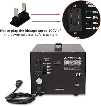 Amazon.co.jp: 3000W 変圧器 ac 100v/110v to 220v-240v 230v/220v to
