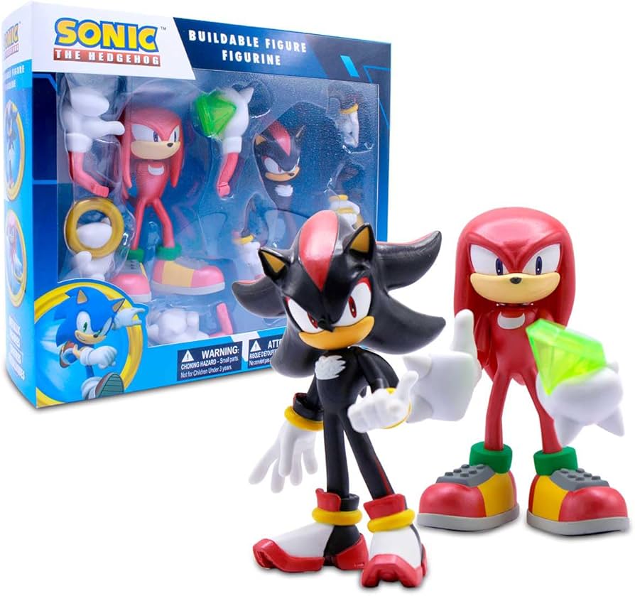 Amazon.com: Official Sonic The Hedgehog Metallic Knuckles & Shadow