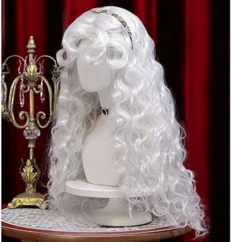 Amazon.co.jp: SCORRO フレンチレトロウール カーリーロングウィッグ