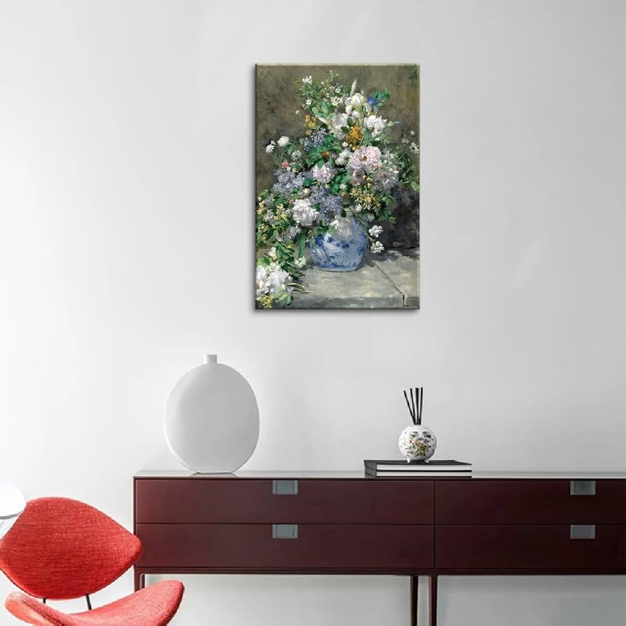 Amazon.co.jp: ルノワール［世界の名画コレクション］『春の花(春の