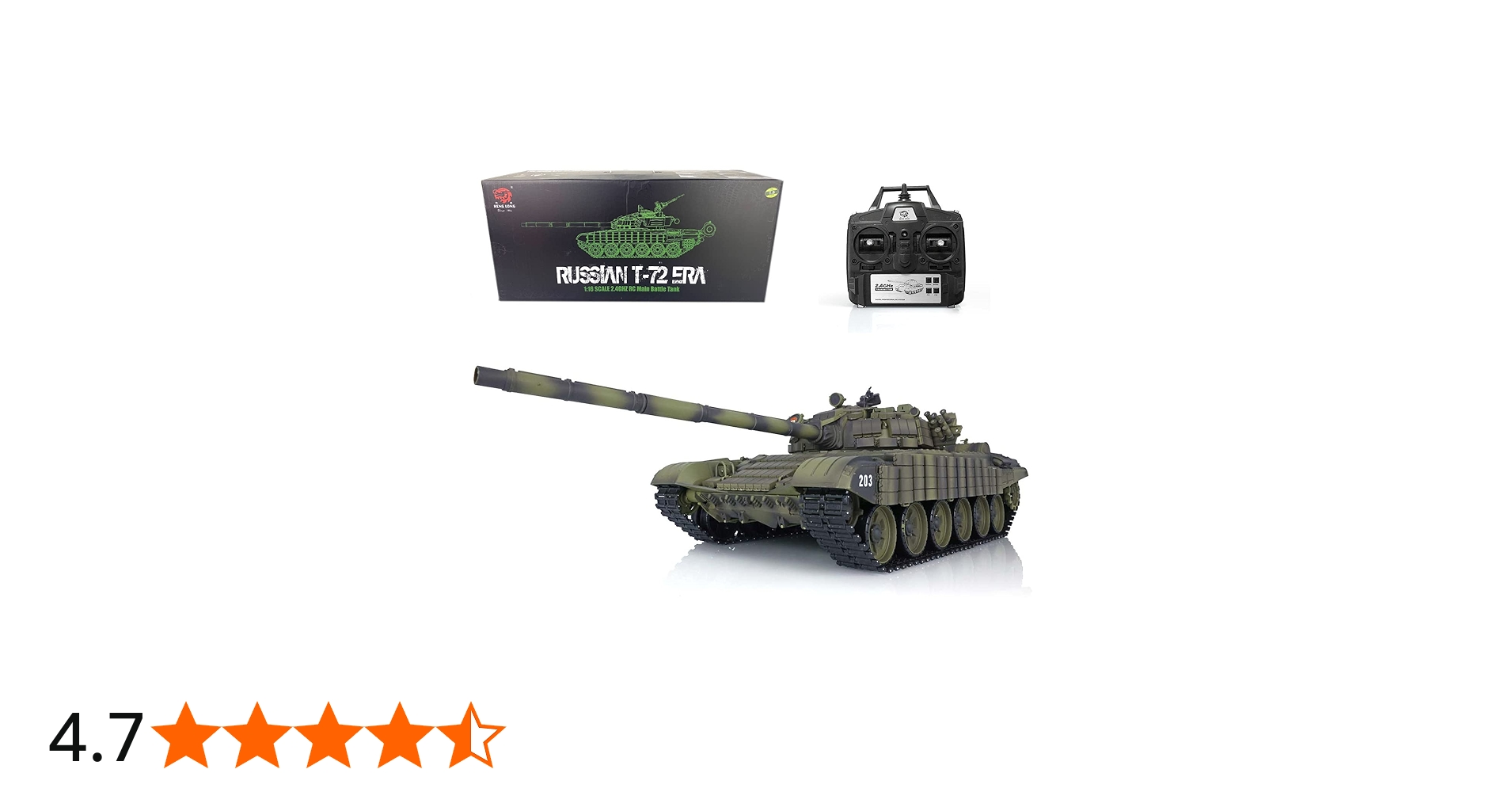 Amazon.co.jp: TOUCAN RC HOBBY Heng Long T72 1/16 RC バトルタンク