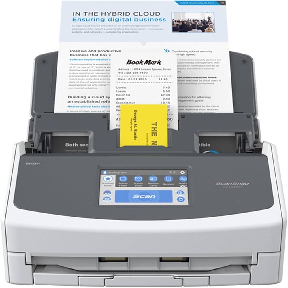 ScanSnap iX1600 (bianco) - Scanner documenti - ADF, Scanner Fronte