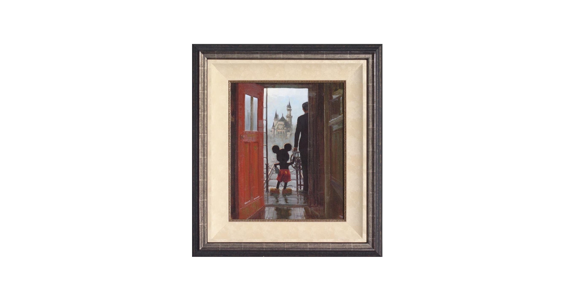 Amazon.co.jp: Walt＆Mickey Sharing a Dream 正規限定キャンバス