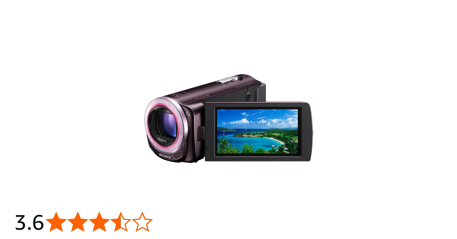 Amazon | SONY HDビデオカメラ Handycam CX270V ボルドーブラウン HDR