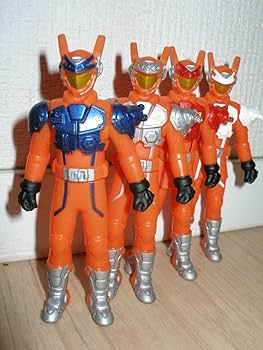 Amazon.co.jp: ソフビ人形 4体セット：トミカヒーロー レスキュー