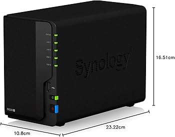 Amazon | Synology NASキット 2ベイ DS220+ デュアルコアCPU 2GBメモリ