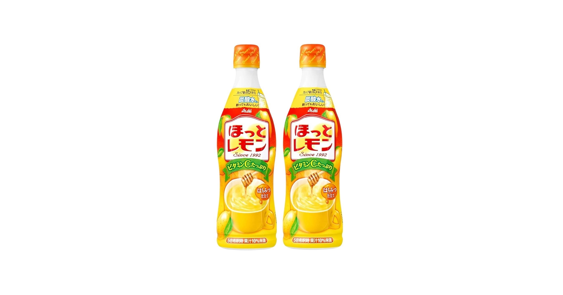 Amazon.co.jp: 【2本】ホットレモン 470ml アサヒ飲料 希釈 原液