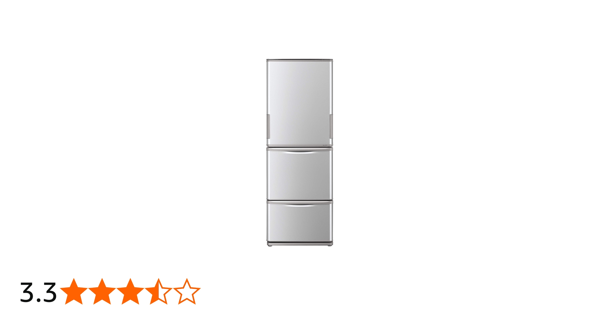 Amazon.co.jp: シャープ 冷蔵庫 350L（幅60cm） どっちもドア シルバー