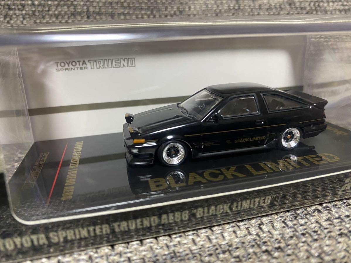 Amazon | INNO64 1/64 トヨタ スプリンタートレノ AE86 ブラック