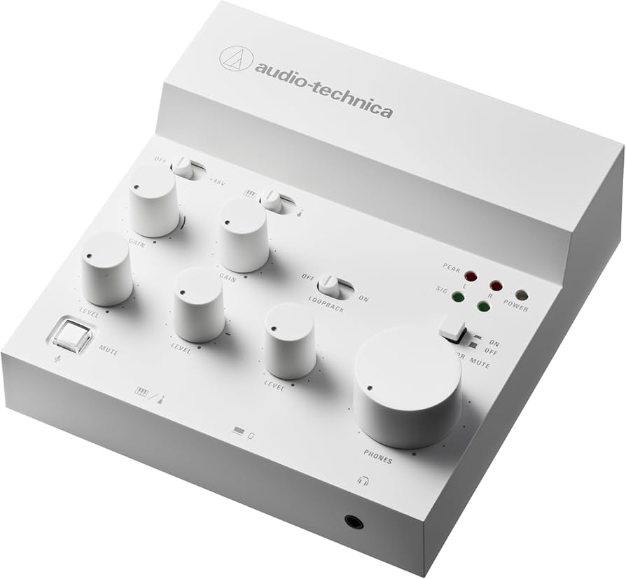 Amazon.co.jp: オーディオテクニカ AT-UMX3 WH USB オーディオミキサー