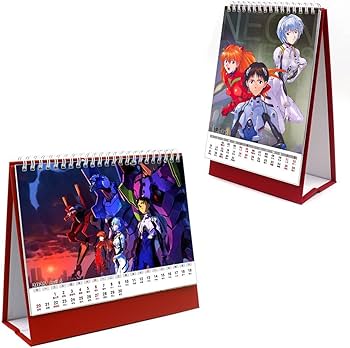 Amazon.co.jp: カレンダー 2025 エヴァ風 卓上カレンダー 新世紀
