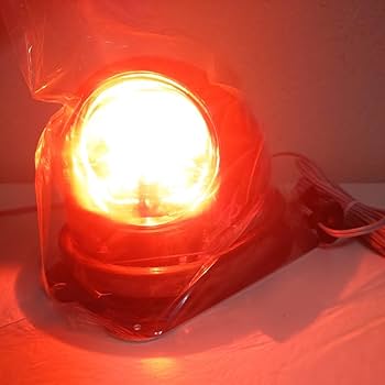 Amazon.co.jp: パトカーパトライト 流線型回転灯 HKFM-101GFT-R 赤