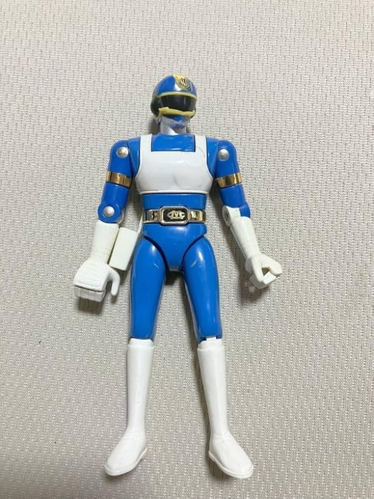 Amazon.co.jp: 2N427 チェンジマン 青 スーパー戦隊 ソフビ フィギュア