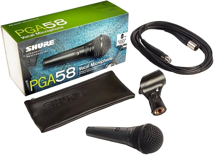 Amazon.com: Shure PGA58 Dynamic Microphone - Handheld Mic for