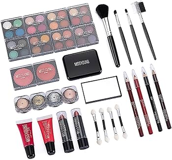 Amazon | フル美容メイクアップ化粧品セット56個 ミラー付き