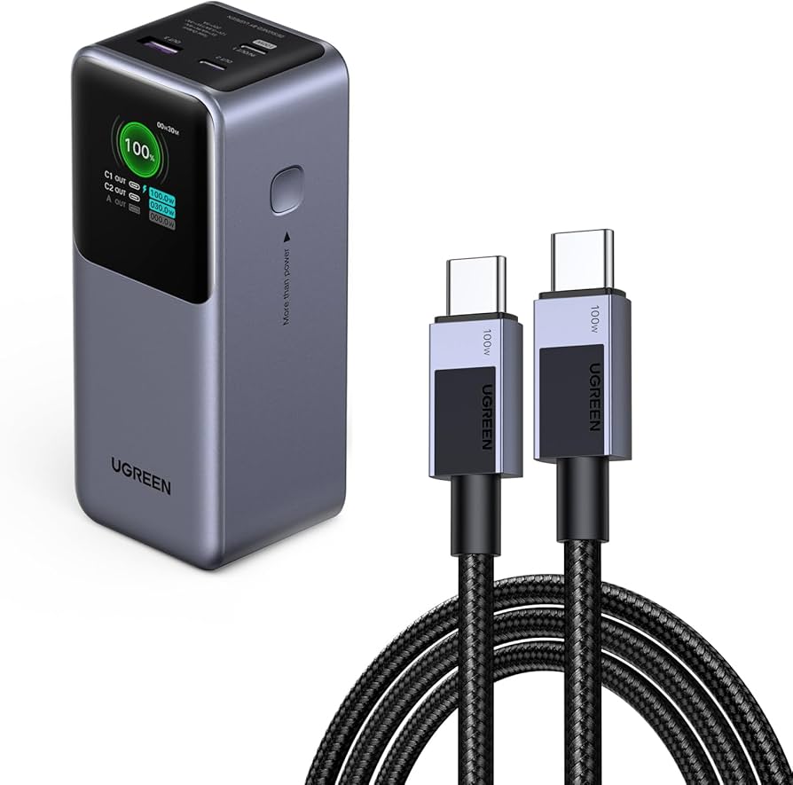 Amazon.com: UGREEN Nexode Power Bank 20000mAh Bundle with USB C to