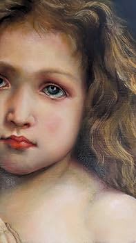 Amazon.co.jp: 油絵摸写ブグロー少女国立西洋美術館所蔵 額なし