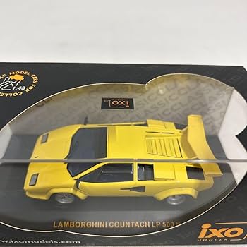 Amazon | ixo MODELS 1/43 Lamborghini countach LP500S Yellow イクソ