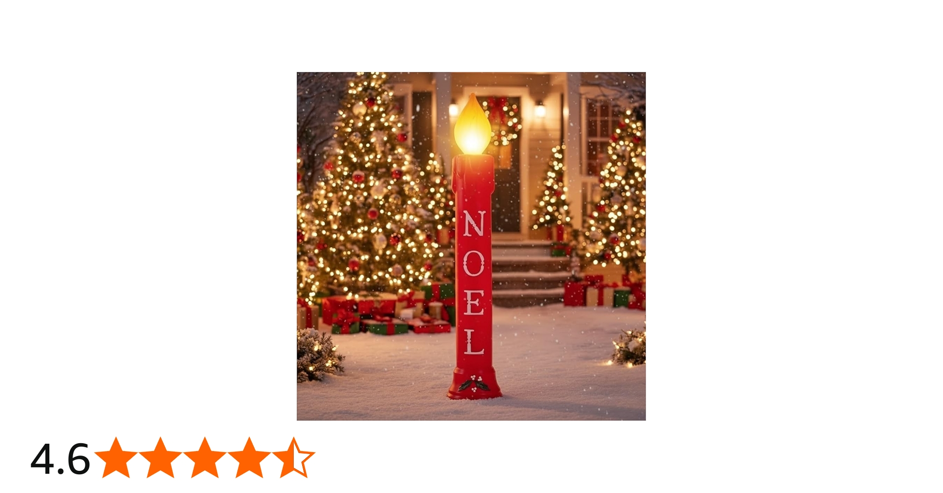 Amazon.co.jp: PMU クリスマスライトアップノエルキャンドル - ブロー