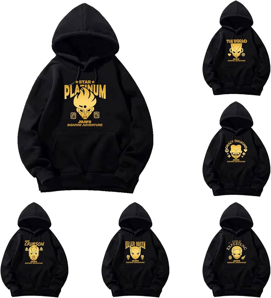 Amazon.co.jp: ジョジョの奇妙な冒険 パーカー スタンド 長袖 コスプレ