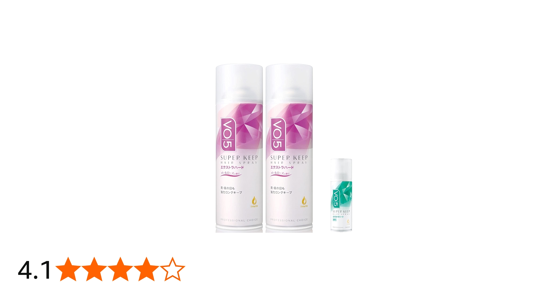 Amazon | VO5 スーパーキープ ヘアスプレー [エクストラハード] パール
