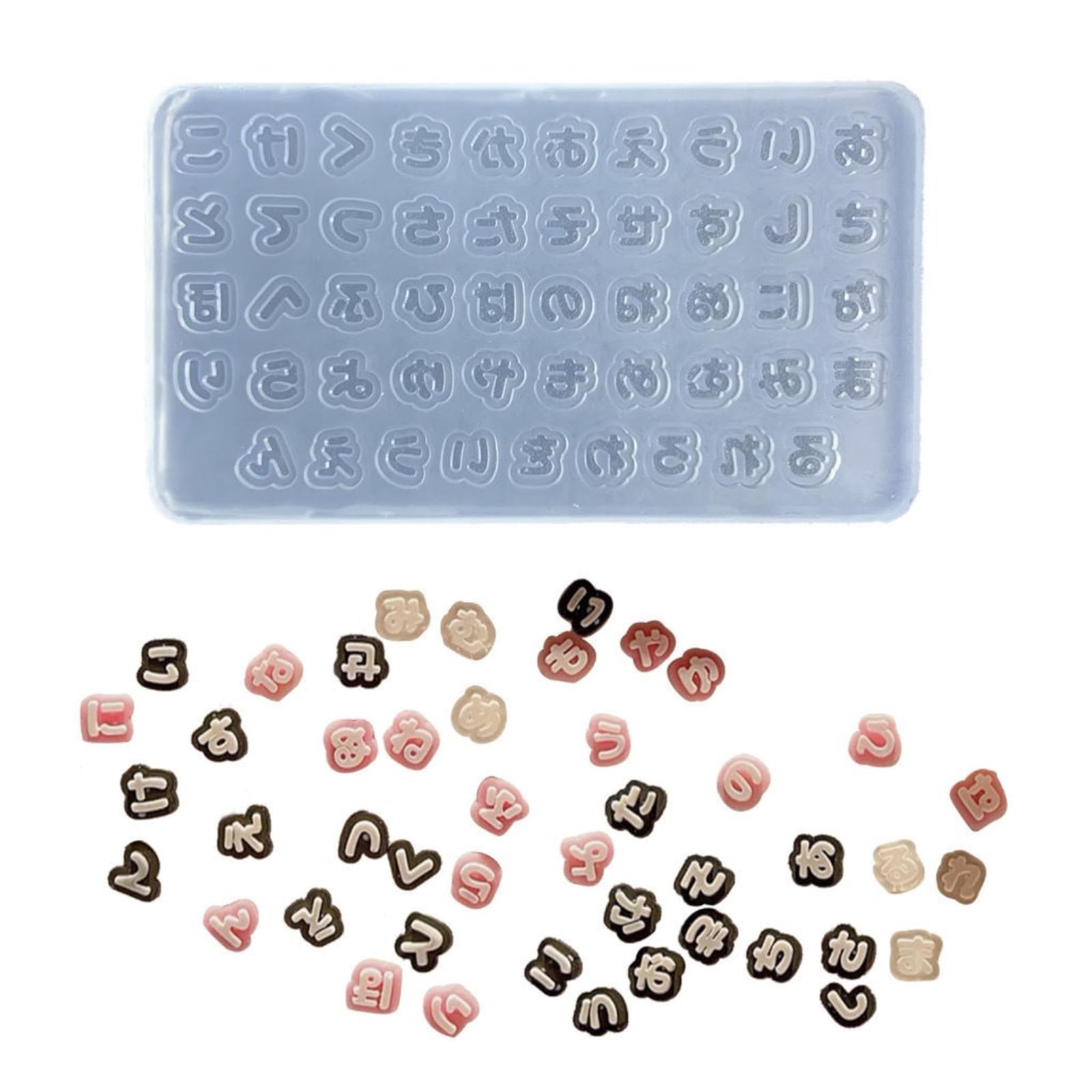 Amazon.co.jp: 【シリコンモールドC0221】ひらがな 仮名 カタカナ 丸