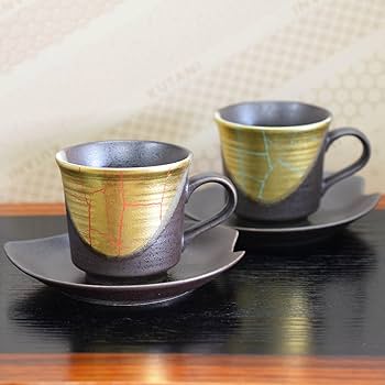 Amazon | 和座の蔵 おしゃれ 食器 九谷焼 コーヒーカップ＆ソーサー