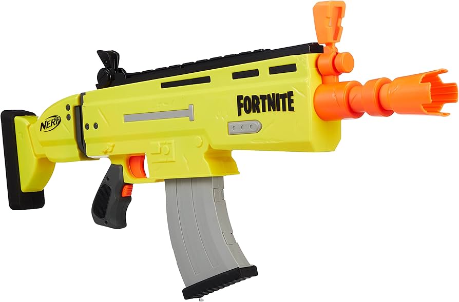 Amazon.com: Fortnite AR-L Nerf Elite Dart Blaster - Motorized Toy