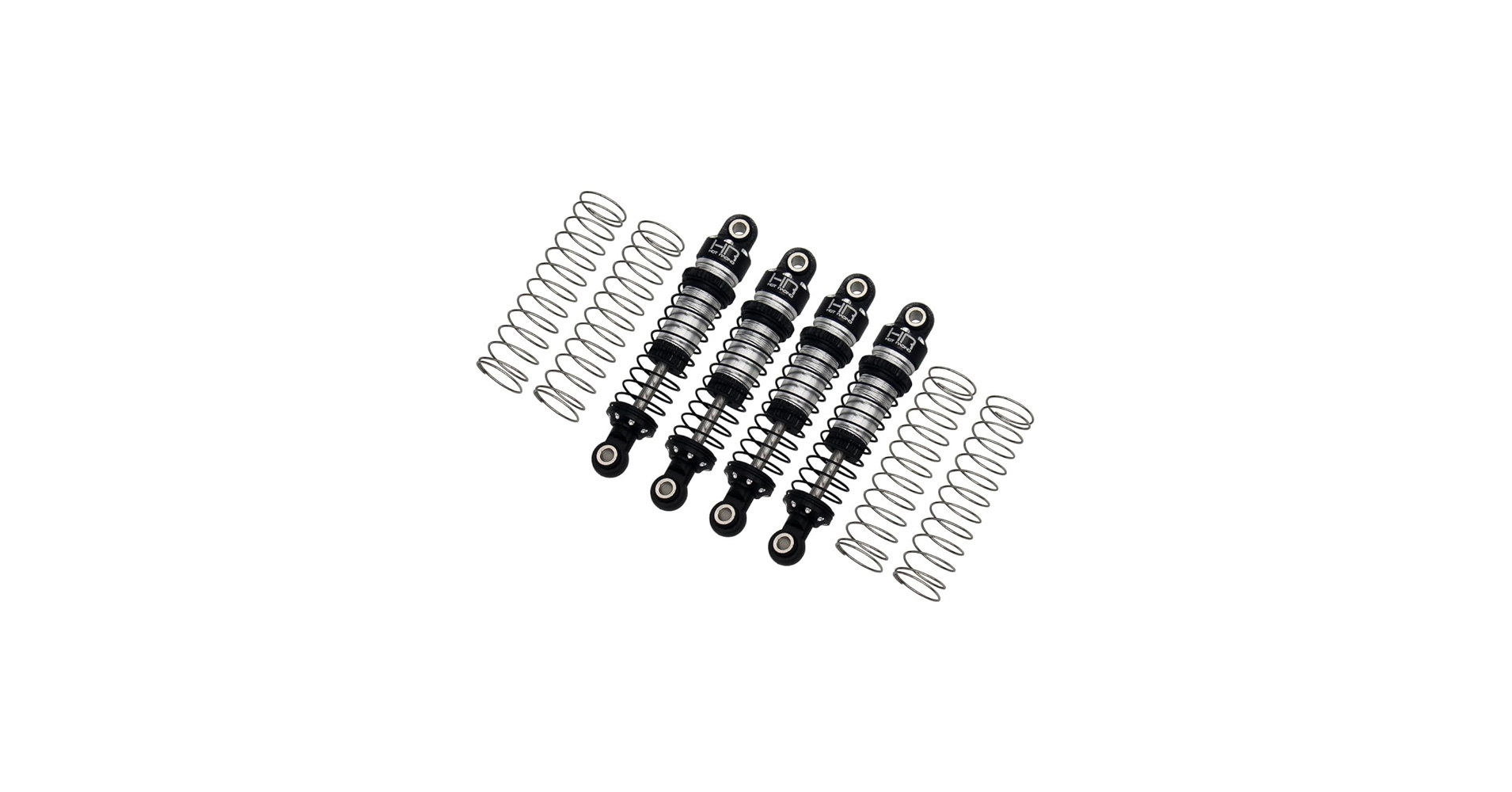 Amazon.com: Hot Racing TRXM51DP08 Threaded Aluminum Shocks Full