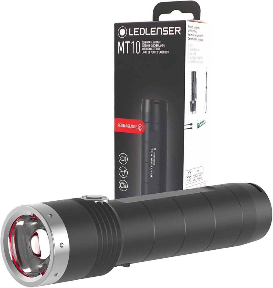 Ledlenser MT10 - USB Rechargeable LED Torch, Super Bright 1000