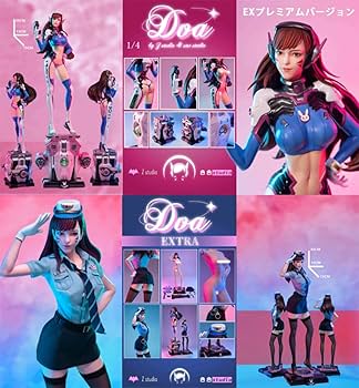 Amazon.co.jp: D.Va でぃーば フィギュア 1/4スケール 塗装済み完成品