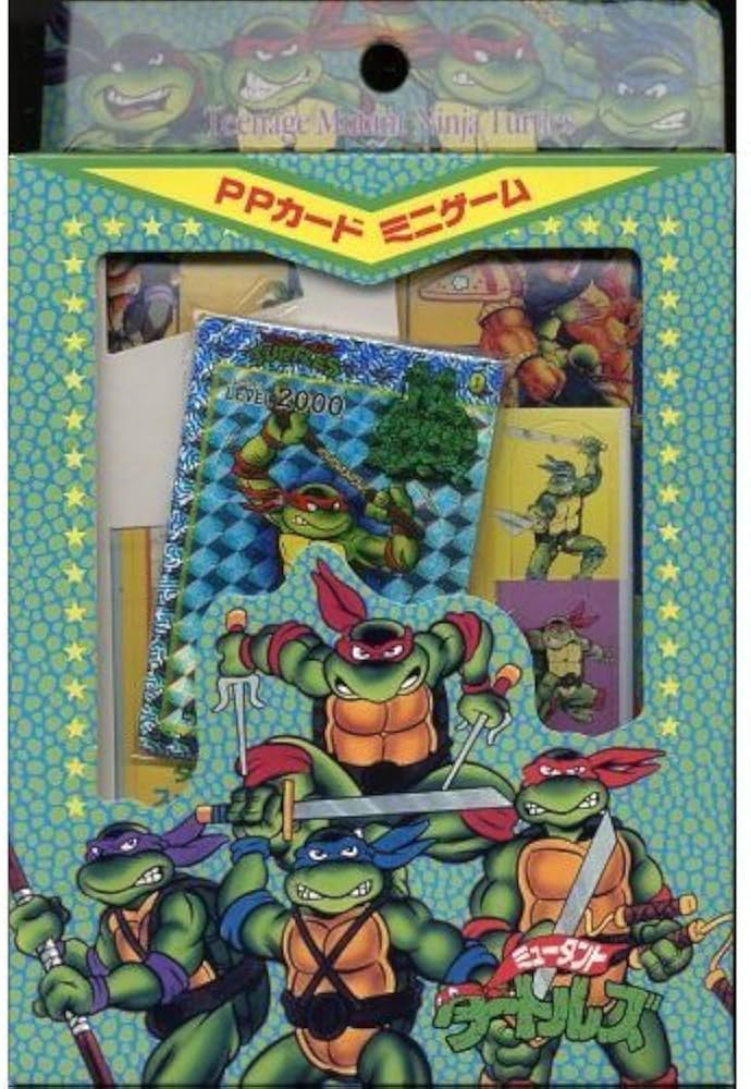 Amazon.co.jp: ミュータントタートルズ PPカード ミニゲーム : おもちゃ
