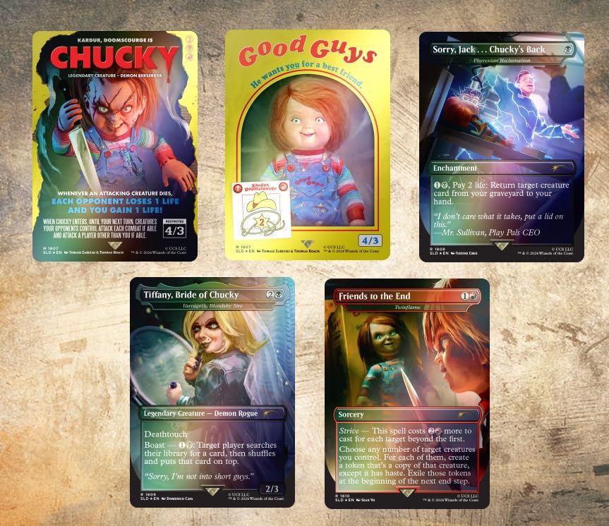 Amazon.com: MTG Secret Lair: Secret Lair x Chucky (Foil Edition