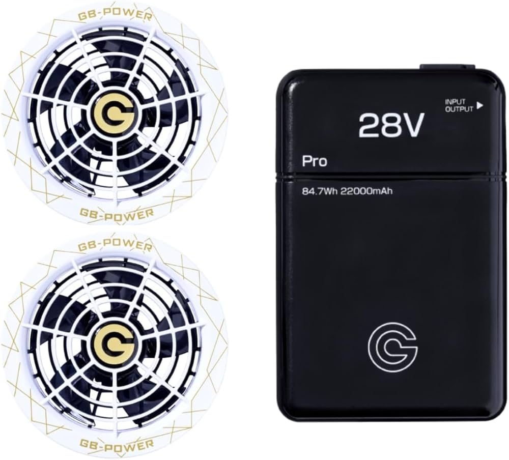 Amazon.co.jp: 長信ジャパン GB-POWER GB428 + GF1 空調服対応 28V専用