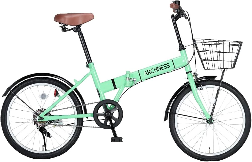 Amazon | ARCHNESS 自転車 折りたたみ自転車 20インチ 軽量 カゴ