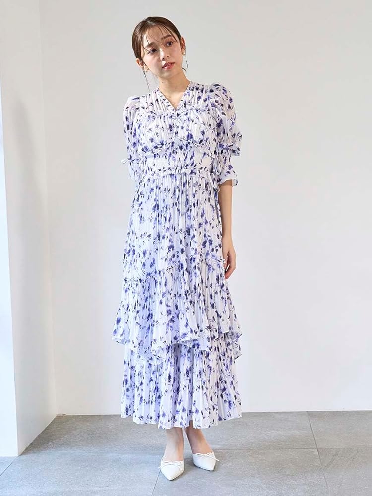 Amazon.co.jp: [スナイデル] ワッシャープリーツワンピース SWFO251122