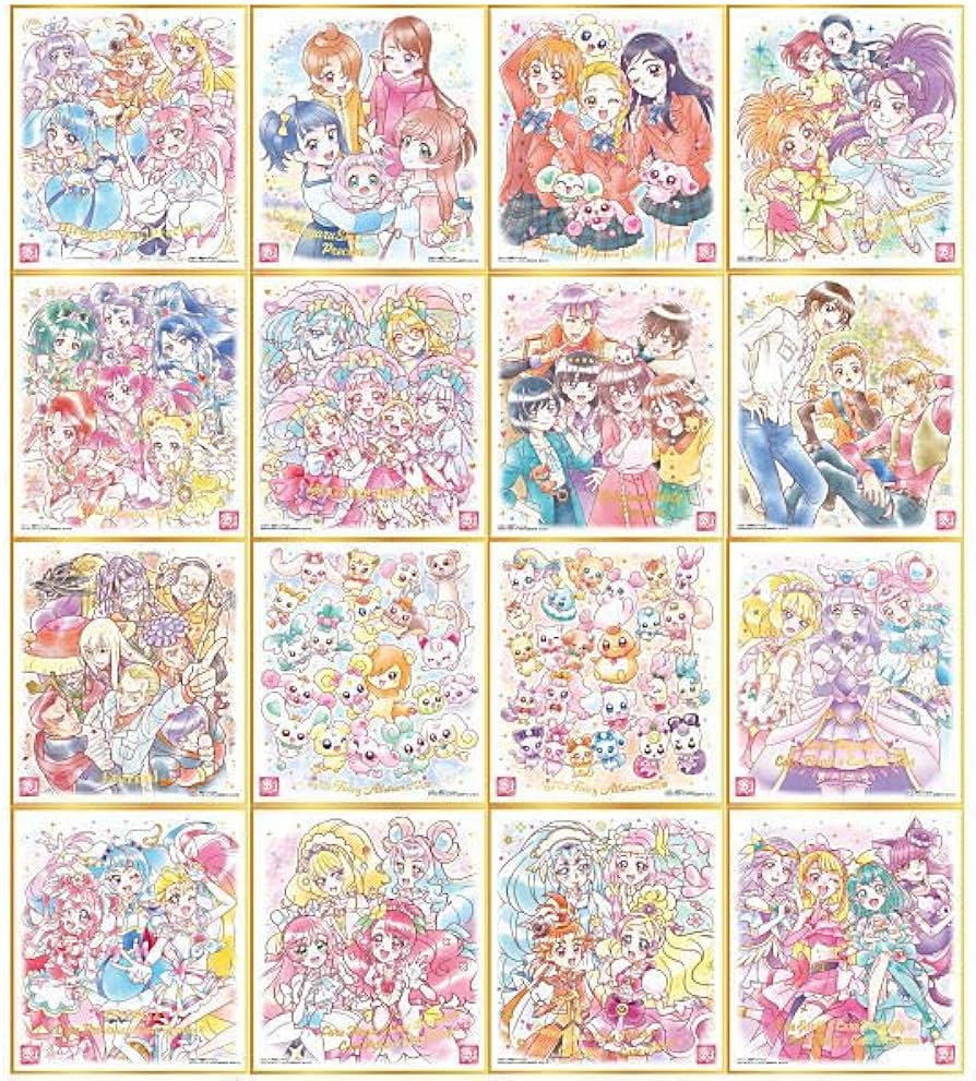 Amazon | プリキュア 色紙ART 20周年special 3 [全16種セット