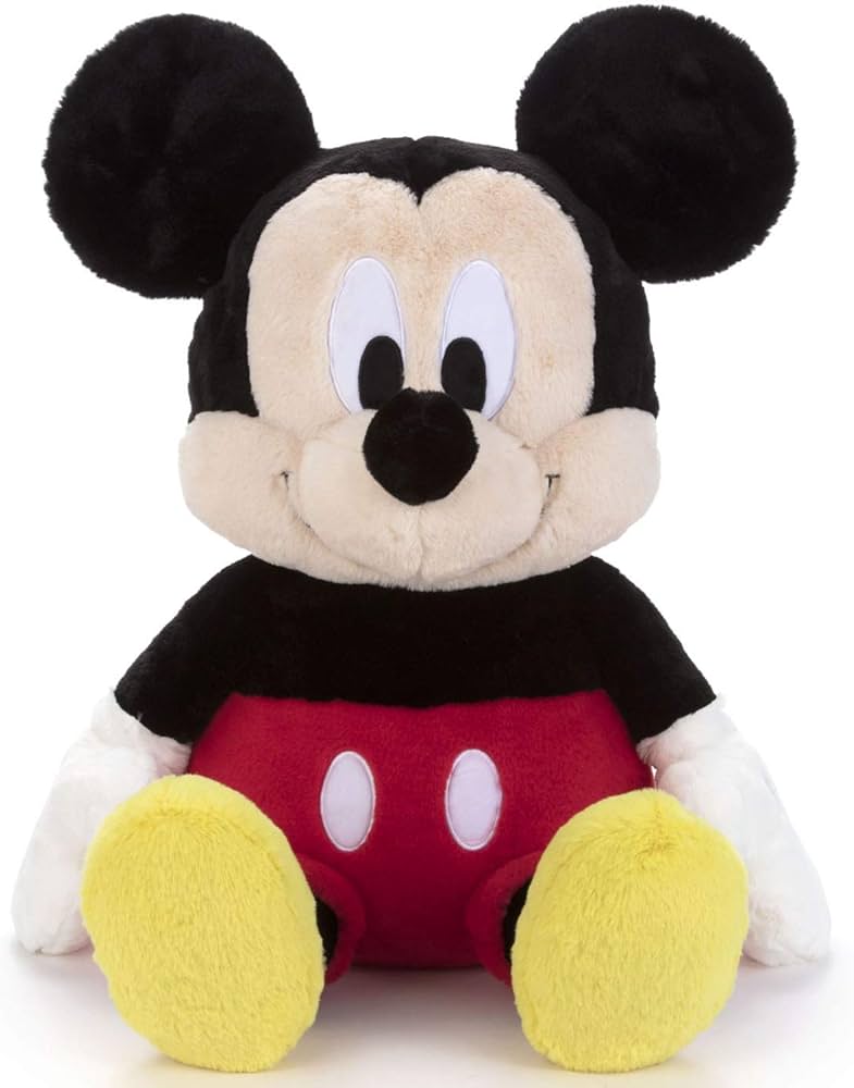 Amazon.co.jp: ディズニーキャラクター ふわなで ぬいぐるみL ミッキー
