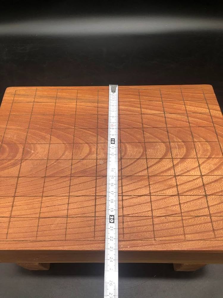 Amazon | 将棋盤 足つき 木製 天然木 レトロ | 将棋 | おもちゃ