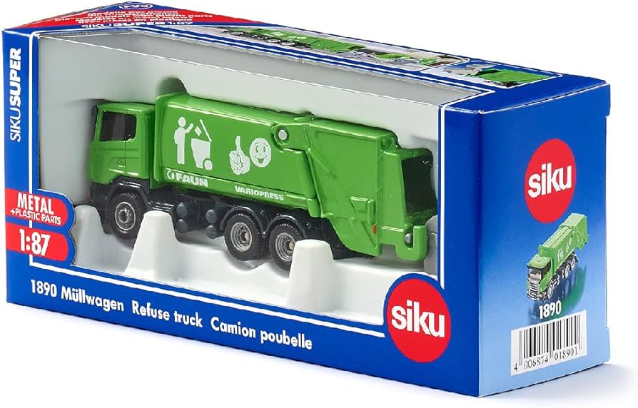 Amazon | ジク(SIKU) スカニア ゴミ収集トラック SK1890 | ミニカー