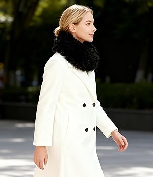 Lina & Lily Shaggy Faux Poodle Fur Women's Fall Winter Infinity