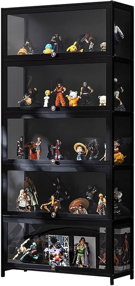 Amazon.co.jp: アクリル ショーケース 天然竹製コレクションケース