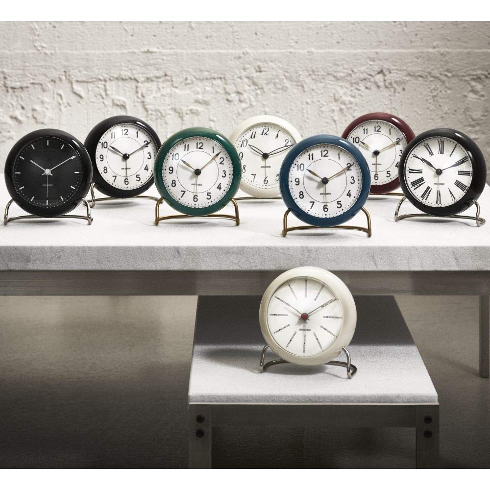 Amazon.com: Arne Jacobsen Table Clock Diameter 11 cm Station