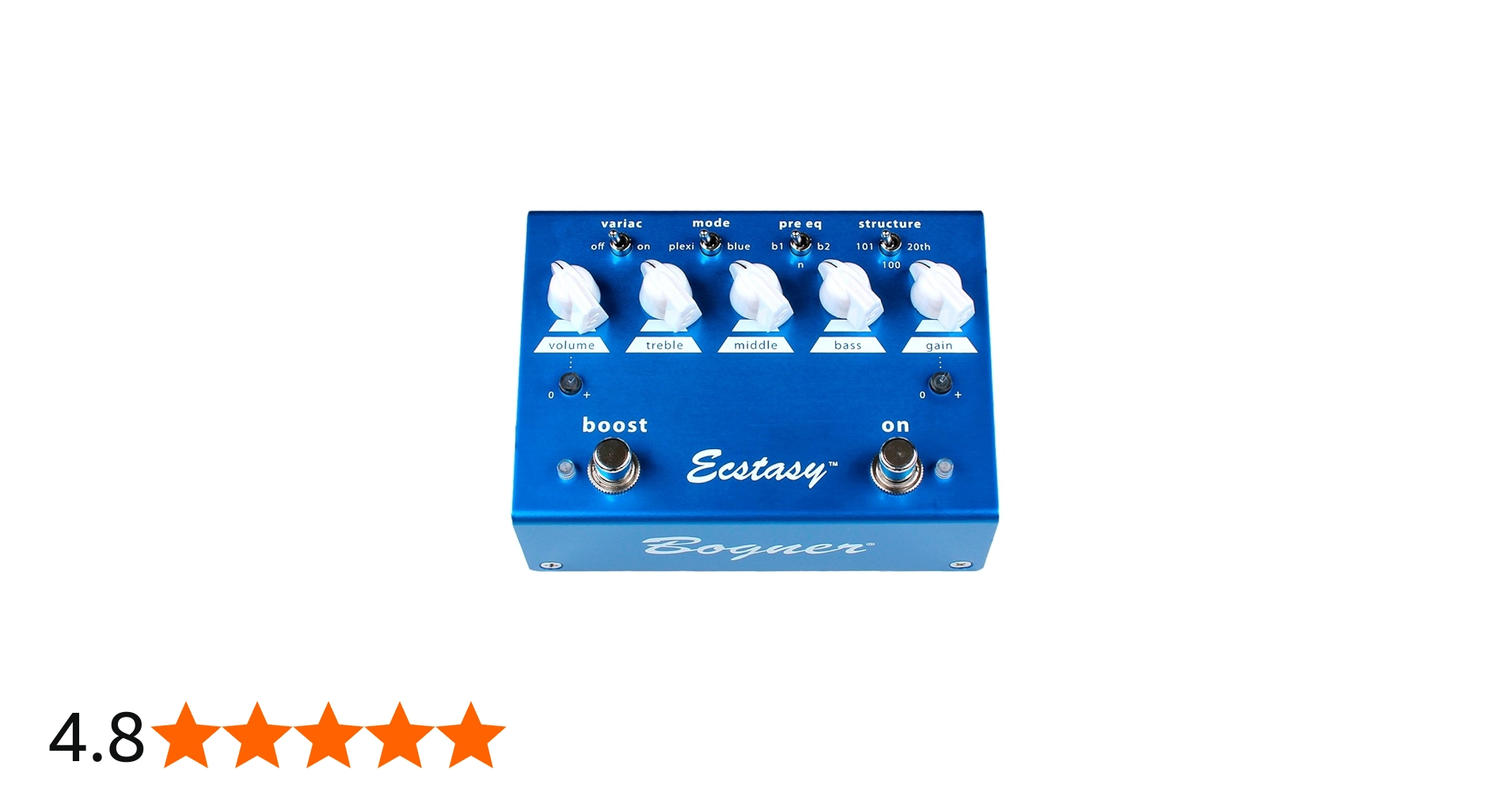 Amazon | Bogner Ecstasy Blue ギターエフェクター | ディストーション