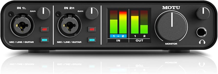 Amazon.com: MOTU M2 USB-C Audio Interface : Musical Instruments
