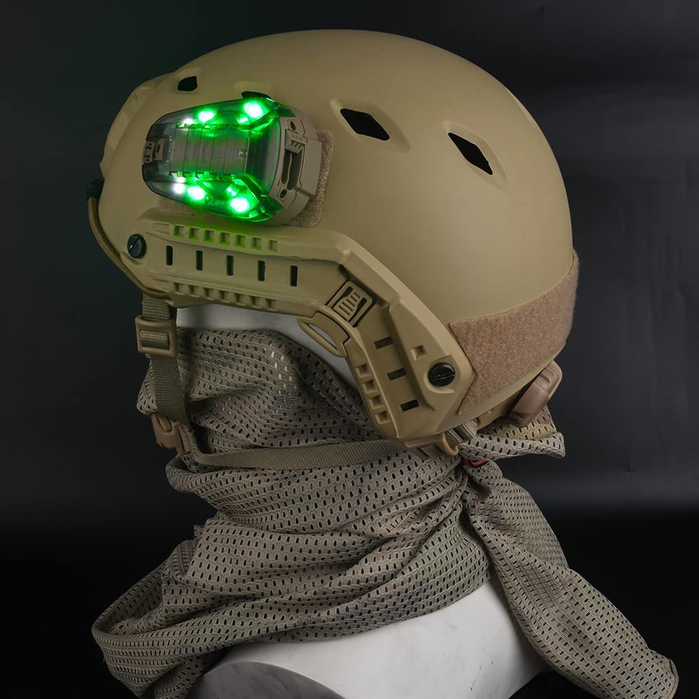 Amazon.co.jp: タクティカルヘルメットシグナルライトオプション4