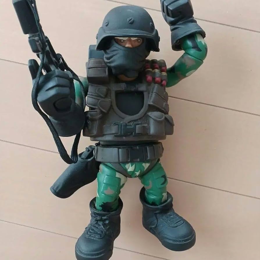 Amazon | ミリタリー フィギュア 香港 トイ 警察 特殊 部隊 飛虎隊 高