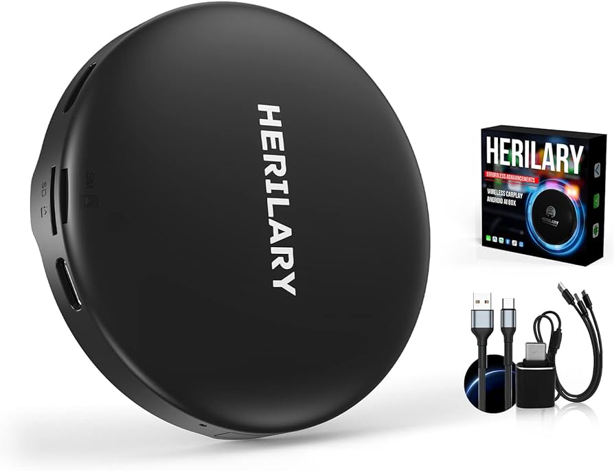 Amazon.co.jp: [HDMI出力]Herilary C8 CarPlay AI Box/ワイヤレCarPlay